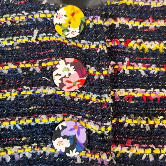 Cabi Headline Topper Button Down Multi-Stripe Coat - Picture 7 of 16